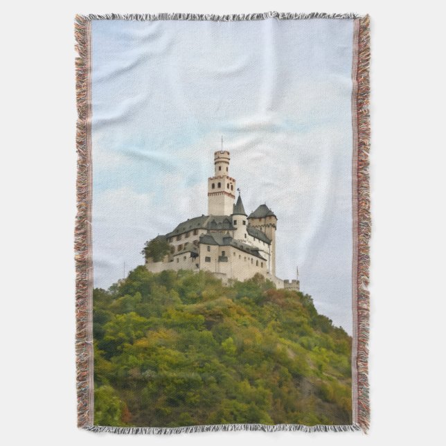 Manta Castillo Marksburg, Alemania (Frente vertical)