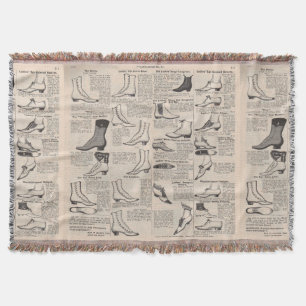 Manta Catálogo de publicidad de zapatos antiguos