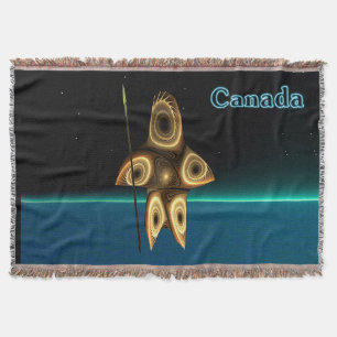 Manta Cazador de inuit fractal - Canadá