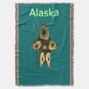 Manta Cazador inuit fractal - Alaska