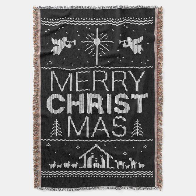 Manta CCRISTO FeoMerrymas Sweater Elegante Religioso (Frente vertical)