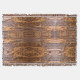 Manta Cedar Planks | patrón rústico de grano de madera