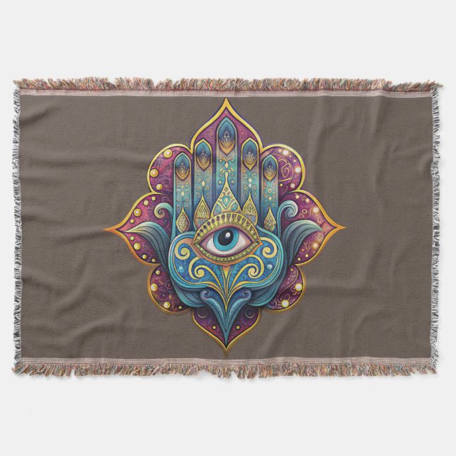 Manta Celestial Hamsa  (Anverso)
