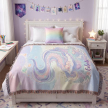 Manta Celestial Pastel Soñadora Personalizada