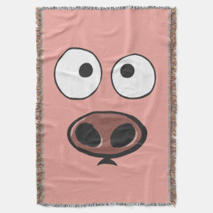 Manta Cerdo divertido lindo