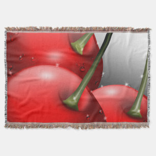 Manta Cerezas con gotas de excremento