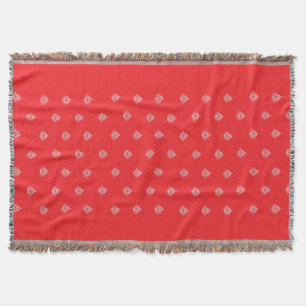 Manta Cerezo Rojo Con Mandalas