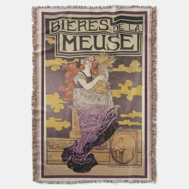 Manta Cerveza de la Meuse de Marc Auguste Bastard (Frente vertical)