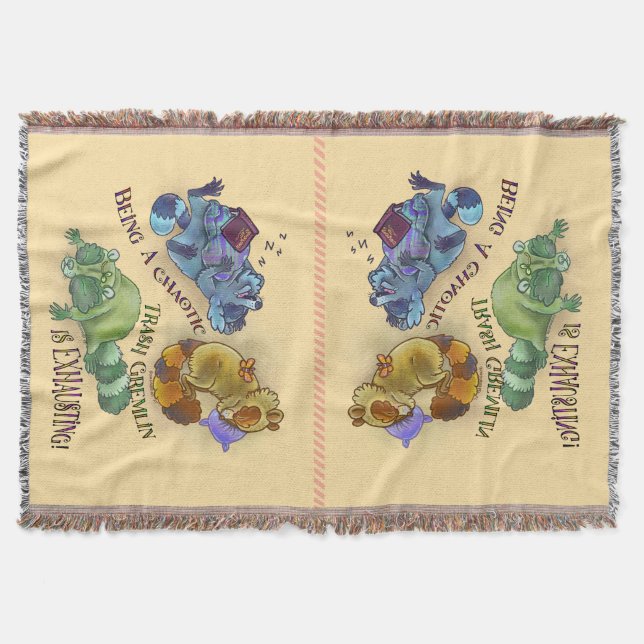 Manta Chaotic Trash Gremlin, sleepy raccoons (Anverso)