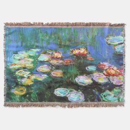 Manta Charca del lirio de agua de Claude Monet