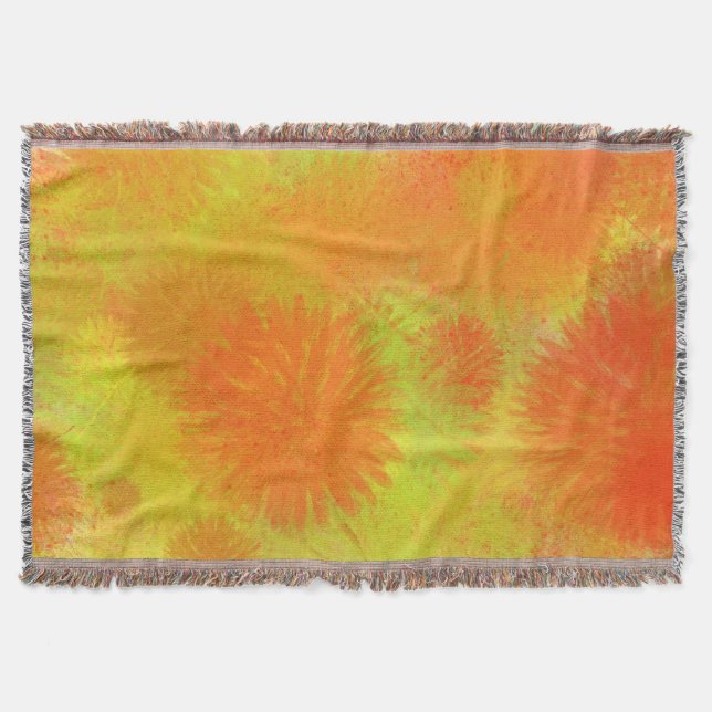 Manta chardon jaune couverture (Anverso)