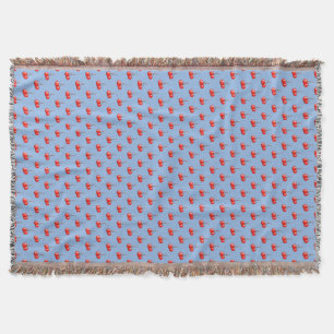 Manta Cherries Throw Blanket