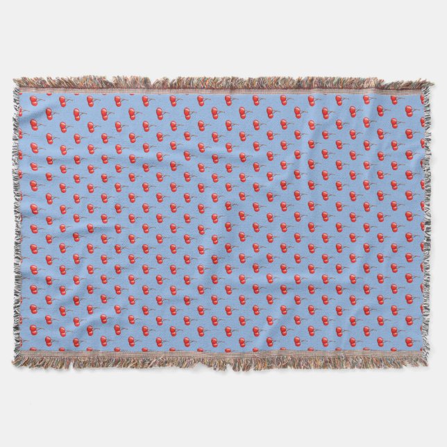 Manta Cherries Throw Blanket (Anverso)