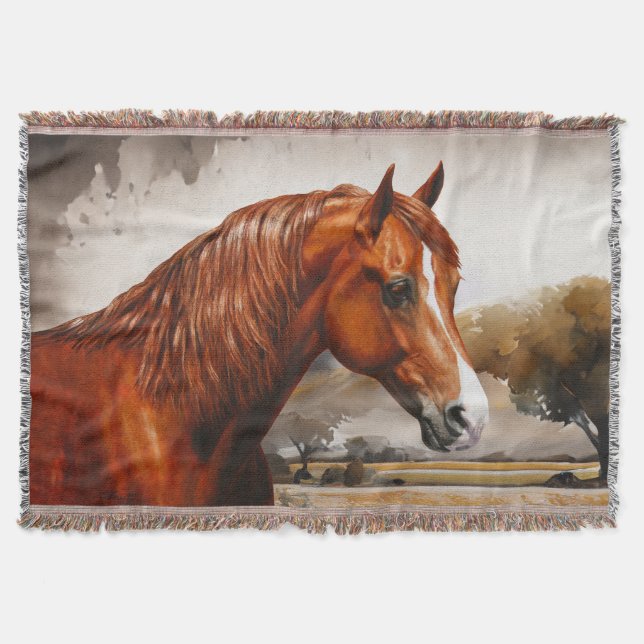 Manta Chestnut Morgan Horse (Anverso)