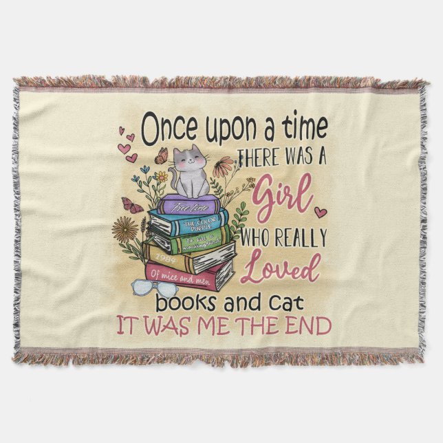 Manta Chica que ama los libros y los gatos (Anverso)