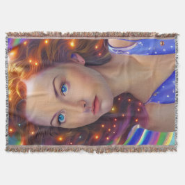 Manta Chica soñado con luces arcoiris