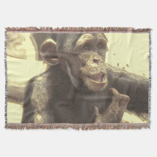 Manta Chimpancé metalizado