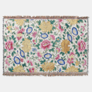Manta Chinoiserie Floral Chintz