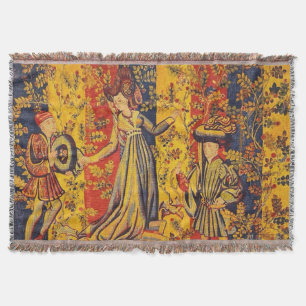 Manta Chinoiserie italiana de estilo mediterráneo de col