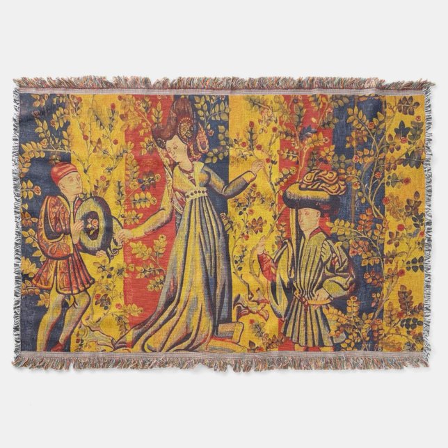 Manta Chinoiserie italiana de estilo mediterráneo de col (Anverso)