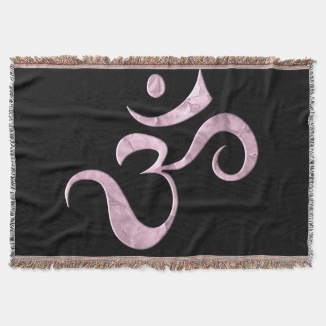 Manta Chispa Rosa Om (Anverso)