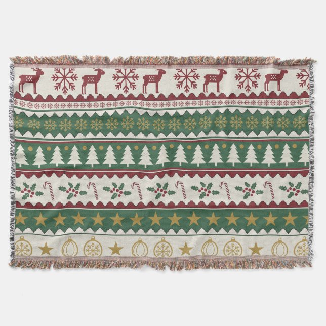 Manta Christmas is cozy and refreshing Throw Blanket (Anverso)