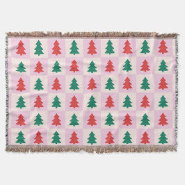 Manta Christmas Trees Throw Blanket