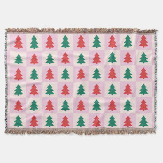 Manta Christmas Trees Throw Blanket