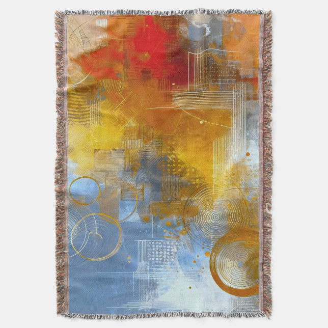 Manta Chromatische Skyline: Puls der urbanen Abstraktion (Frente vertical)