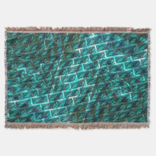 Manta ¿Cian manchado, pastoreado, rallado o ladrillo dif (Anverso)