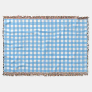 Manta Cielo azul gingham