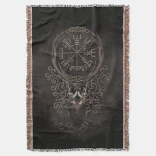 Manta Ciervos y compás de la navegación de Vegvisir -