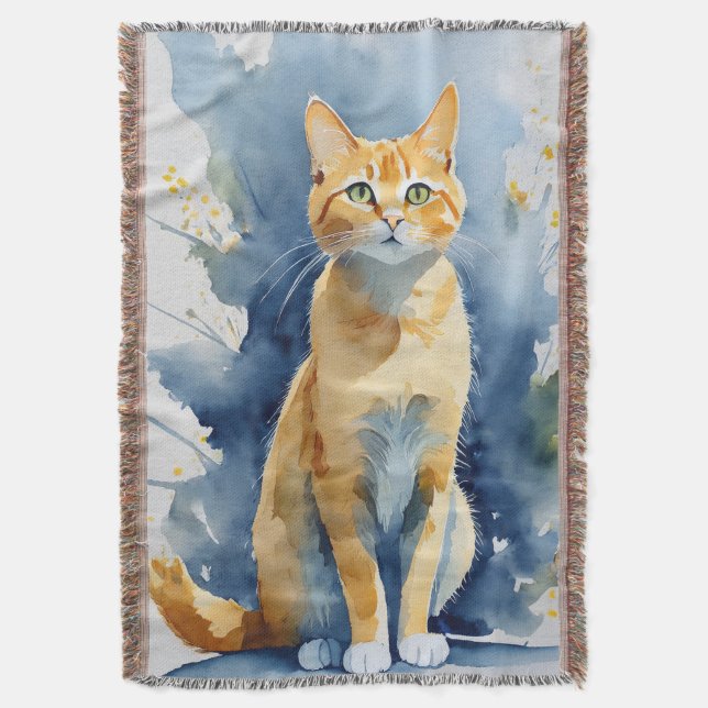 Manta Cinta De Algodón Con Impresión De Ginger (Frente vertical)