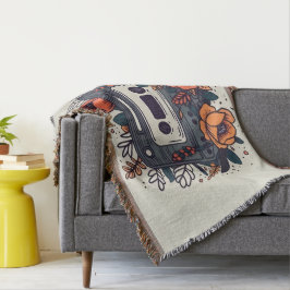 Manta Cinta de cassette floral