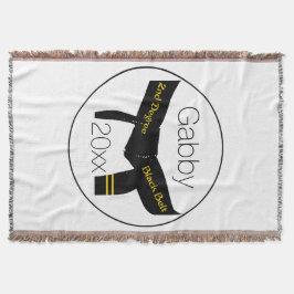 Manta Cinturón negro de 2º grado de artes marciales