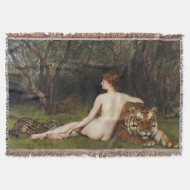 Manta Circe (Woman With Wild Tiger) (by John Collier)