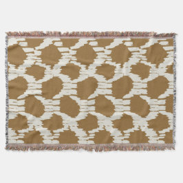 Manta Círculos boho tonos terrosos minimalista contempor