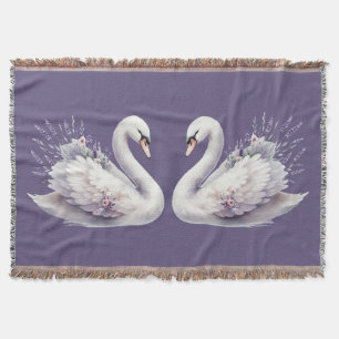 Manta Cisne acuático con Florencia Lavender