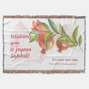 Manta Cita de Torah para la fiesta de Sukkot Decoración