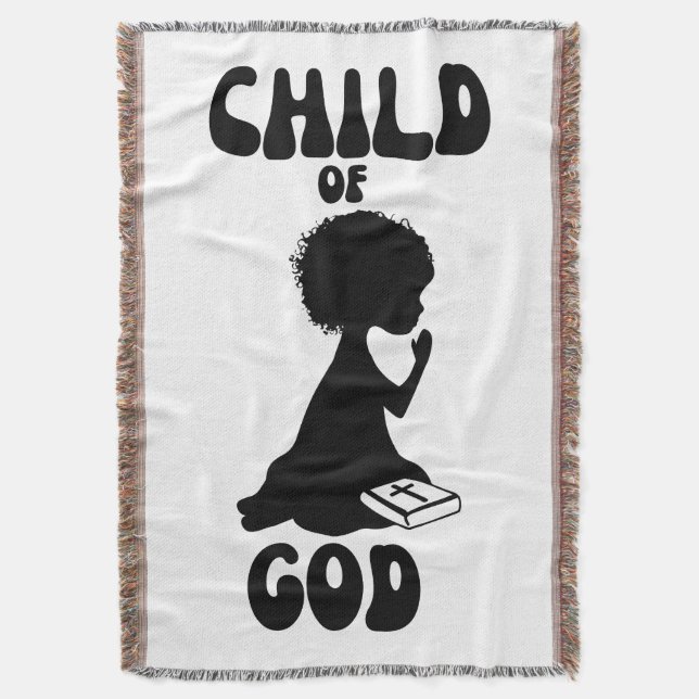 Manta Cito De Dios De La Biblia (Frente vertical)