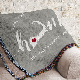 Manta Ciudad natal de Cape Cod personalizada
