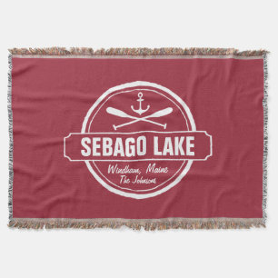 MANTA CIUDAD Y NOMBRE PERSONALIZADOS DEL LAGO DE SEBAGO 