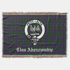 Manta Clan Abercrombie Escudo Badge & Tartán