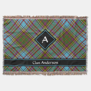 Manta Clan Anderson Tartan Throw Blanket