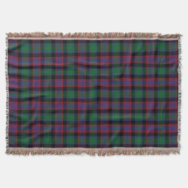 Manta Clan escocés Alexander Hunting Tartán Plaid (Anverso)