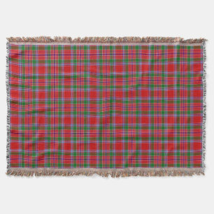 Manta Clan escocés Burrell Tartán Plaid