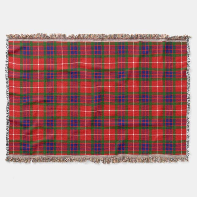 Manta Clan escocés Fraser de Lovat Tartán Plaid (Anverso)