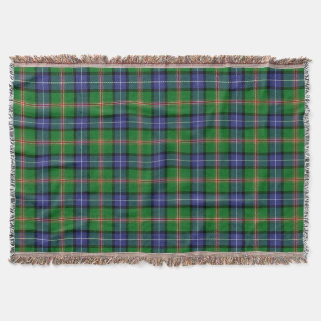 Manta Clan escocés Jones Tartan Plaid (Anverso)