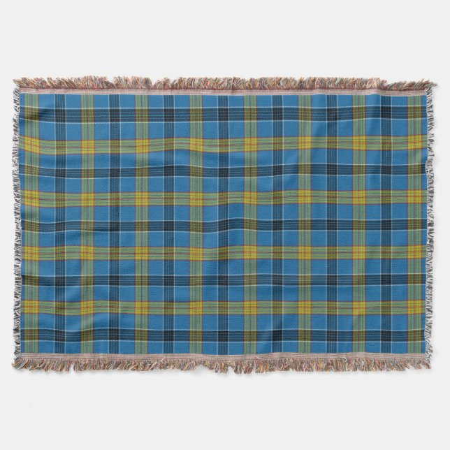 Manta Clan escocés Laing Tartan Plaid (Anverso)