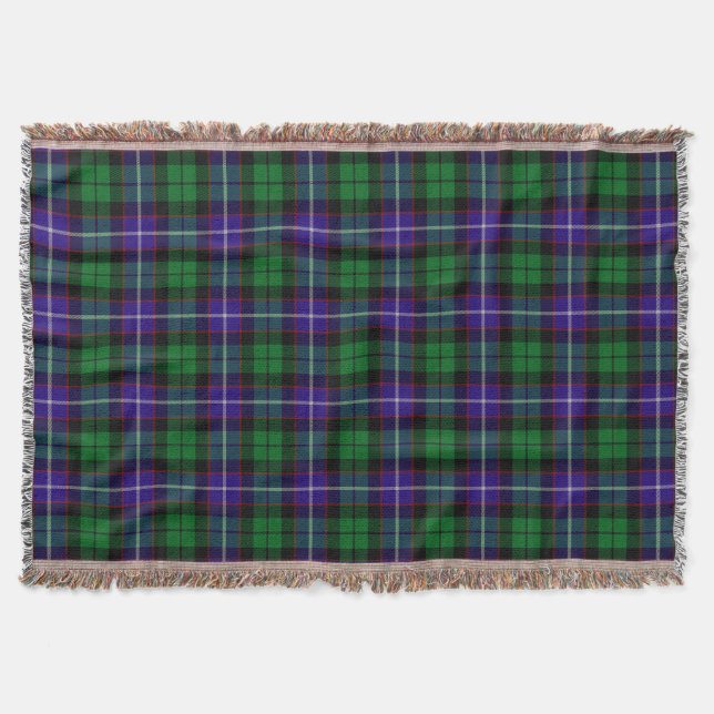 Manta Clan escocés Mitchell Tartan Plaid (Anverso)